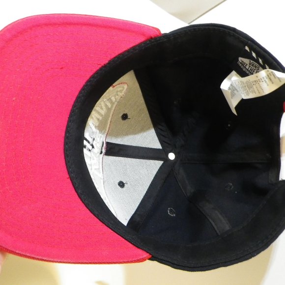 Vans Off The Wall Youth Snapback - Black & Red - Picture 7 of 9